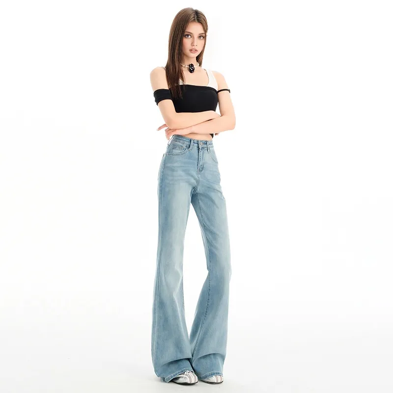 Ordifen Jeans Women's Light Blue-3