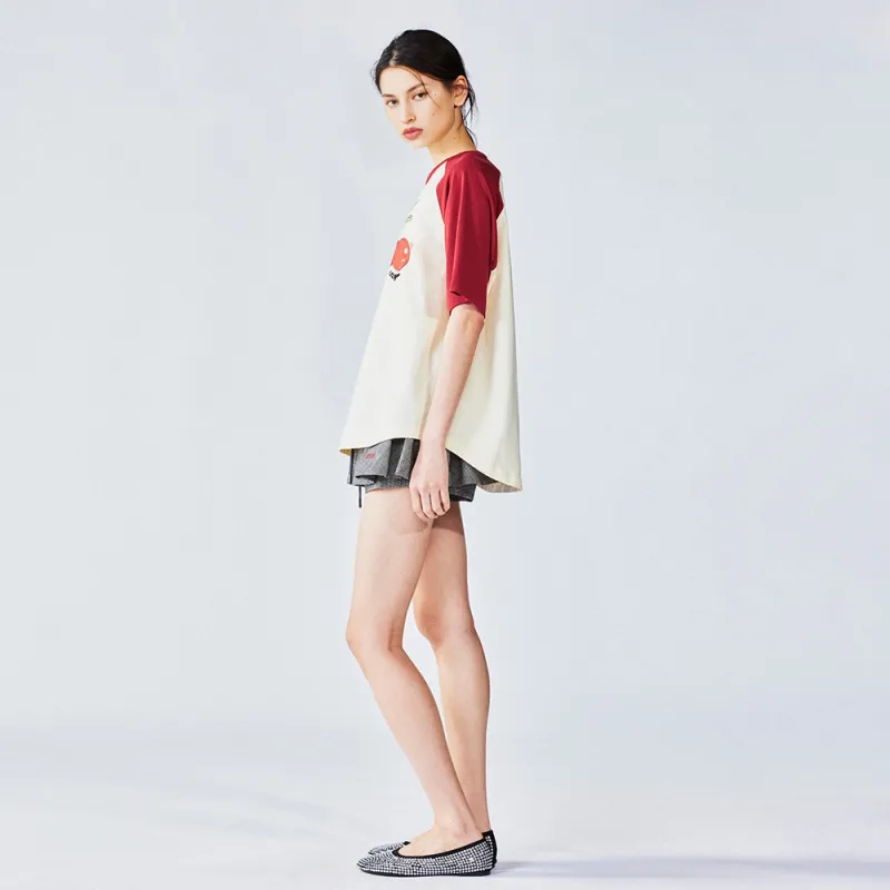 UOOYAA T Shirts Women's Ecru-5