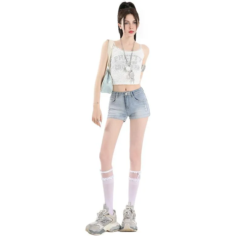 Mm Denim Shorts Women's-6