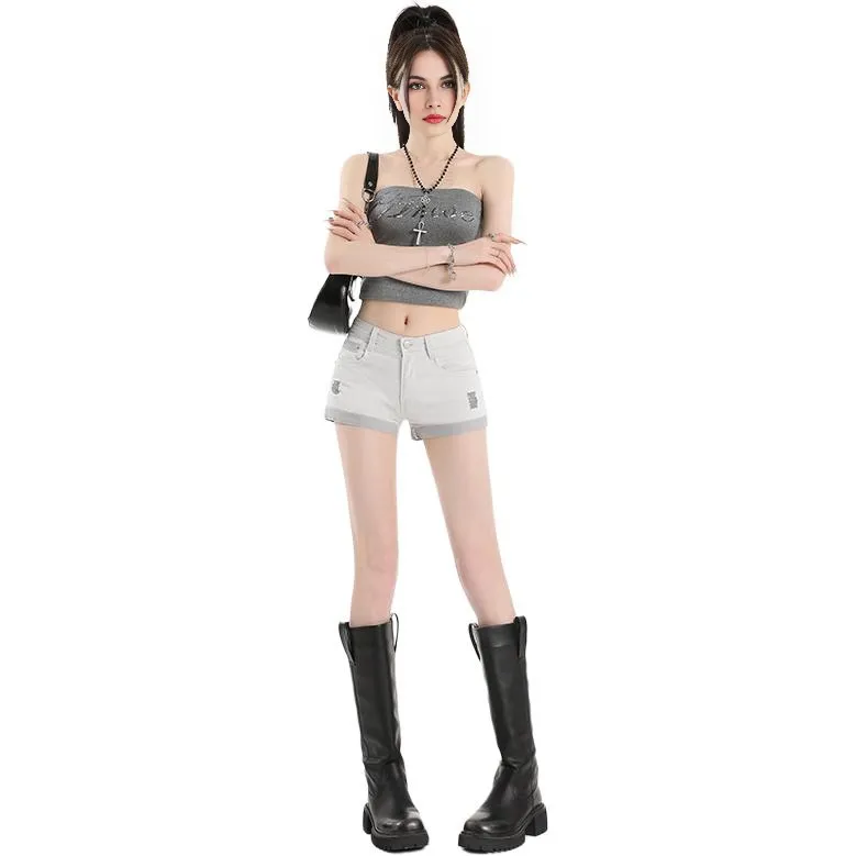 Mm Denim Shorts Women's-18