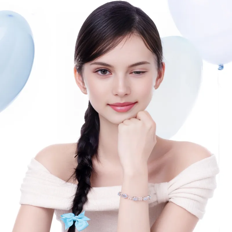 Barbie Copper Bracelets Women's Blue-1