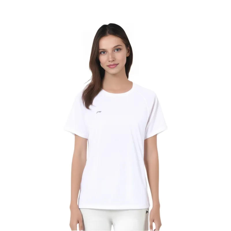 LiNing T Shirt Women's Standard White-1