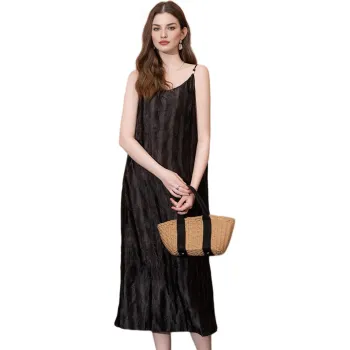 BANANA BABY Slip Dresses Women's Black