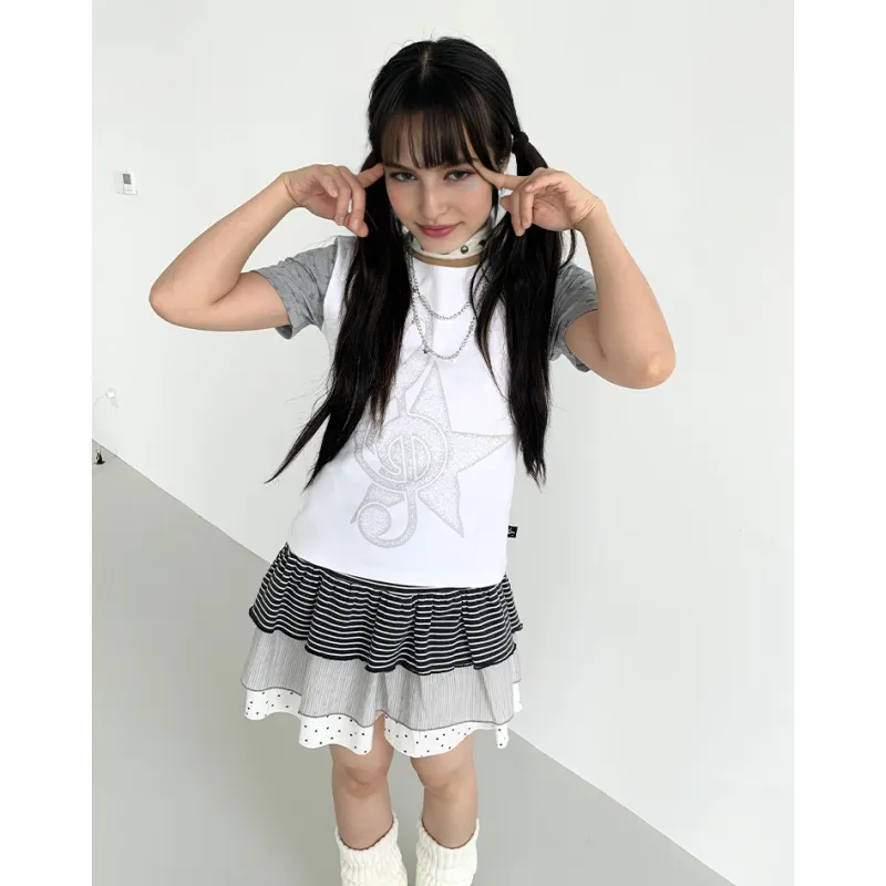 Pa33word Casual Short Skirts Women's-2