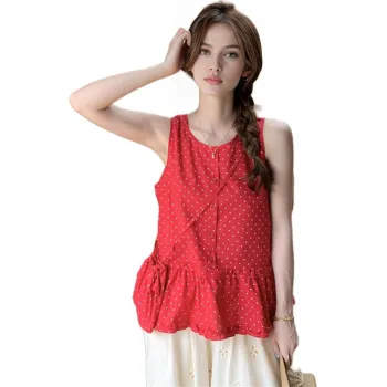 JECCI FIVE Tank Tops Women's Red
