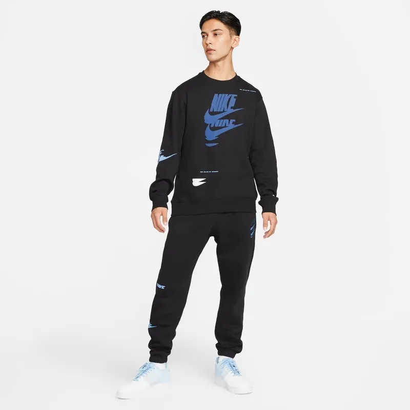 Nike Sportswear Essentials Series Sweatshirts Men Black-4