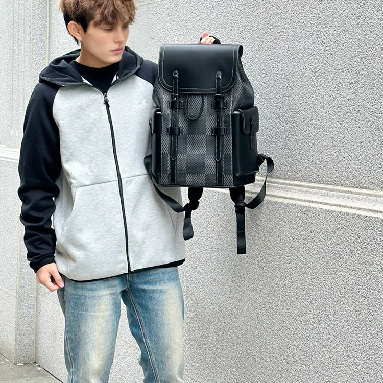 Yalu PU Backpack Unisex Multicolor-14
