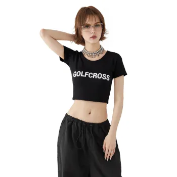 GOLFCROSS Set in Sleeve T Shirt Women's