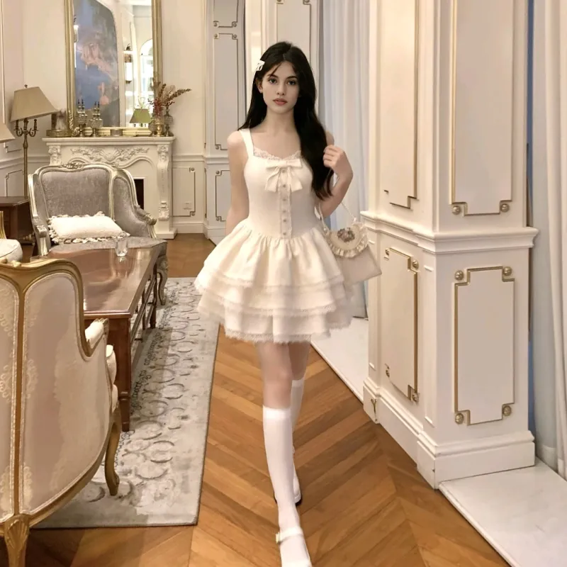 ETSE Slip Dresses Women's White-2