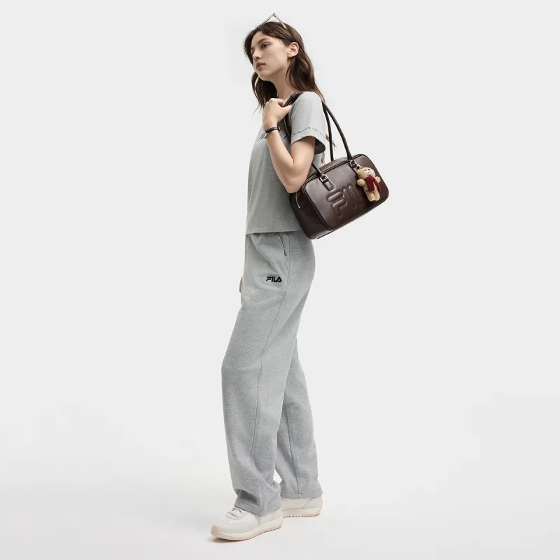 FILA ORIGINALE PU Shoulder Bag Women's Chocolate Brown-6