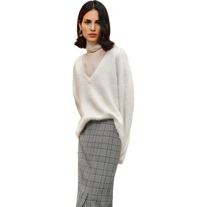 INSUN Knitwear Women's Ecru-1