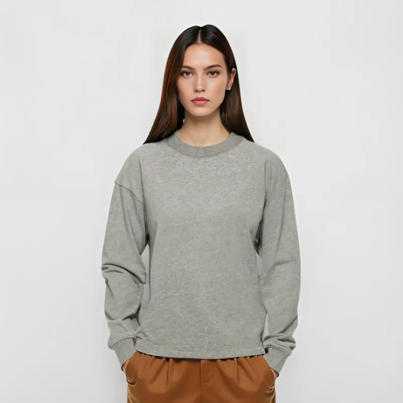 Fear of God Essentials Relaxed Crewneck SS22 Dark Oatmeal-2