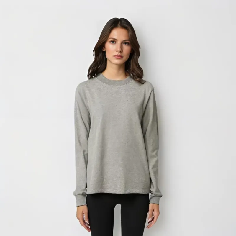 Fear of God Essentials Relaxed Crewneck SS22 Dark Oatmeal-3