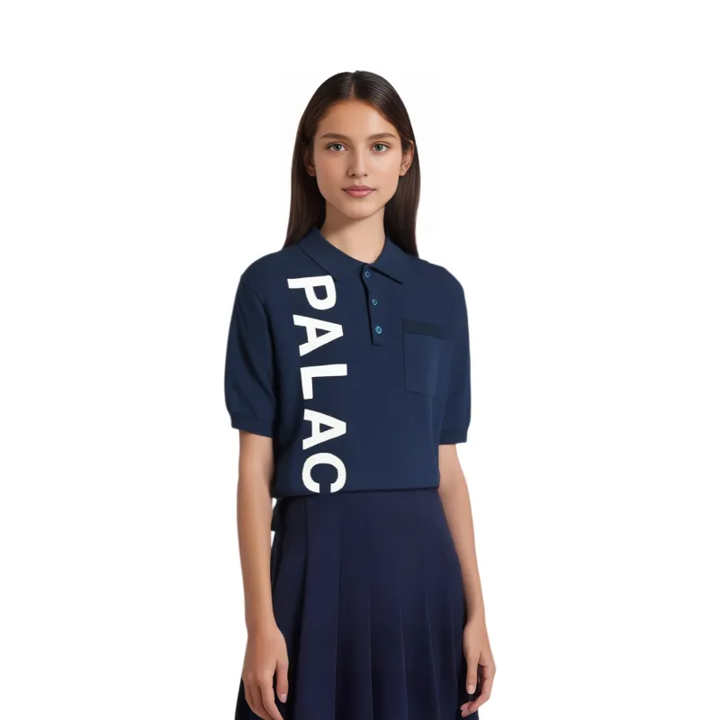 PALACE Intarsia Font Polo-2