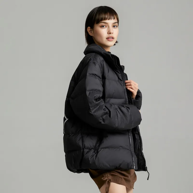 MLB Down Jacket Cropped Unisex Black-7