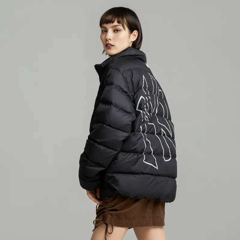 MLB Down Jacket Cropped Unisex Black-4