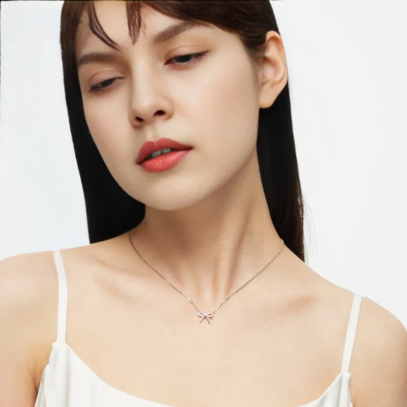 KADER S999 Fine Silver Necklaces Women's Silver white Gift Box-6