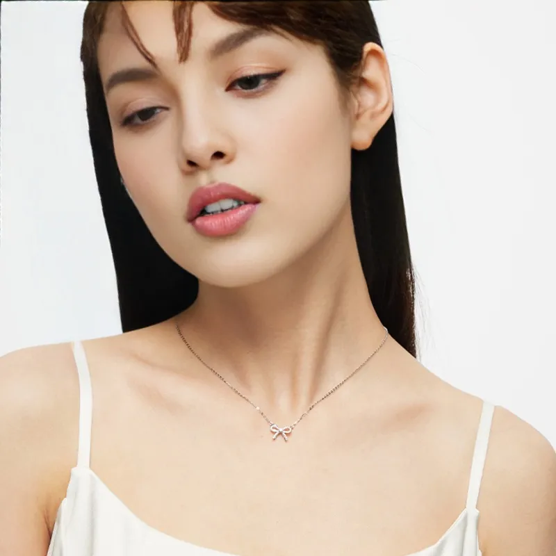 KADER S999 Fine Silver Necklaces Women's Silver white Gift Box-13
