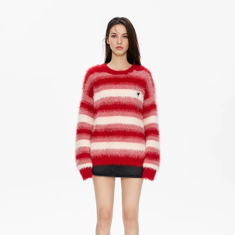 Umoumo Sweaters Women's Red-2