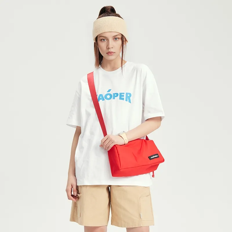 VAOPER Nylon Fabric Toast Small Square Bag Crossbody Bags Regular Unisex Multicolor-2