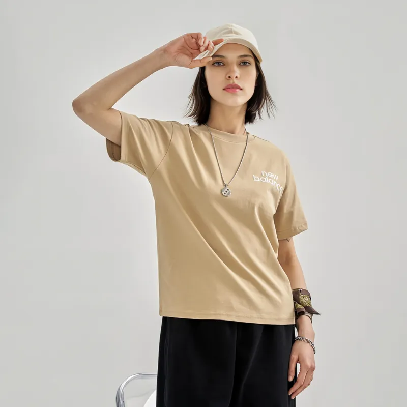 New Balance T Shirt Women's Khaki-2