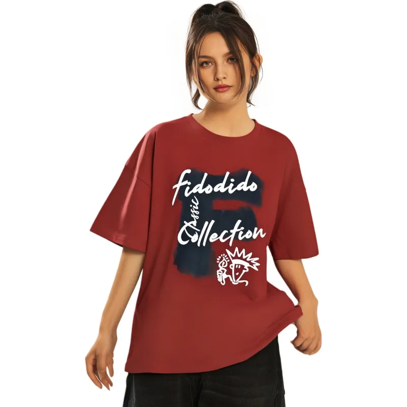 FIDO DIDO Short Sleeved T Shirts Unisex-38