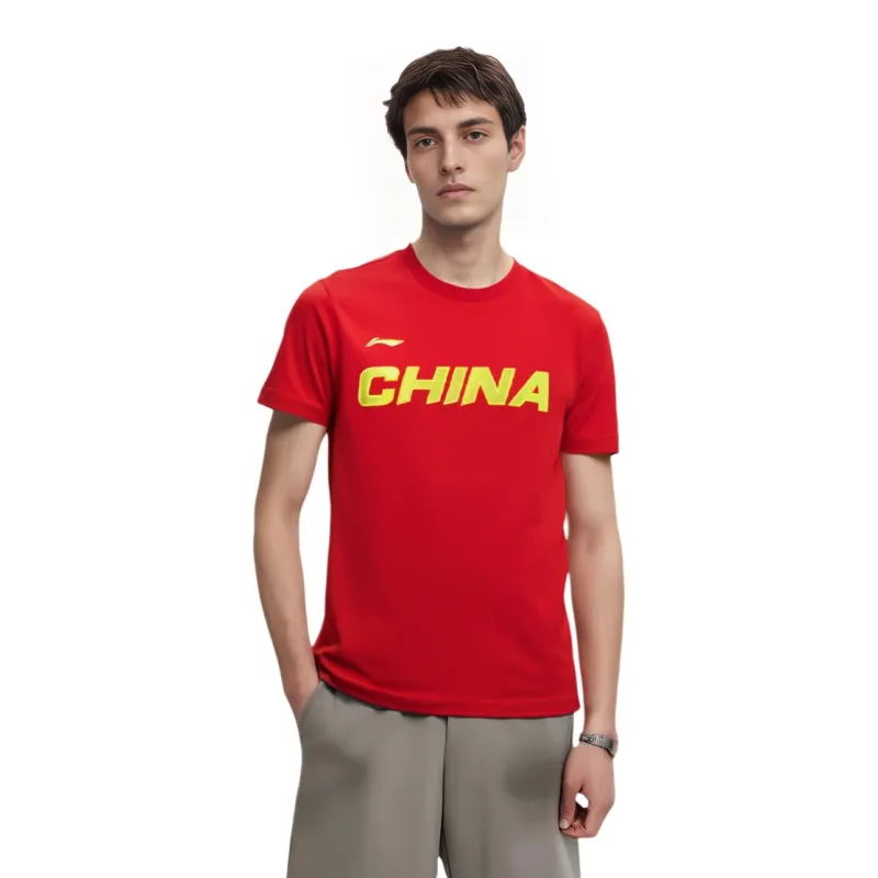 LINING T Shirts Men Bull Red-3