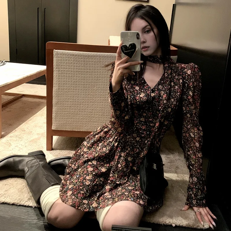 Ouyang Long Sleeved Dresses Women's-2