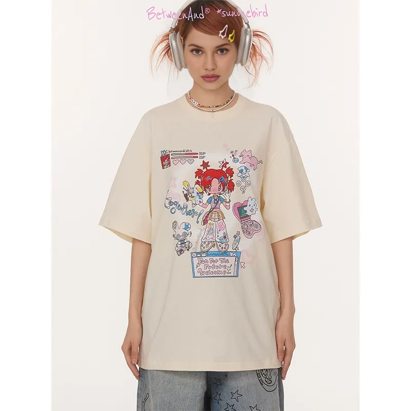 BETWEENAND T Shirts Women's-3