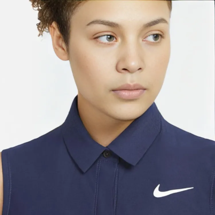 Nike Polo Shirts Women's Navy Blue-2