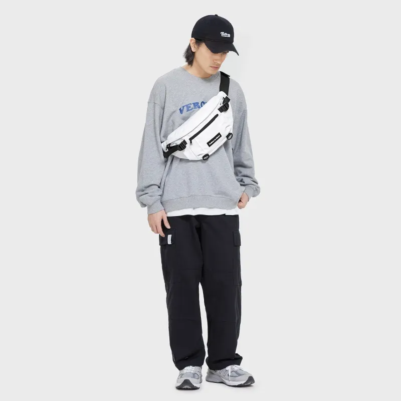 LIVEBOX EN DIRECT Nylon Fanny Pack Unisex Ecru-5