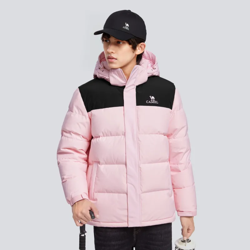 CAMEL Warm Fleece Series Down Jacket Unisex-14