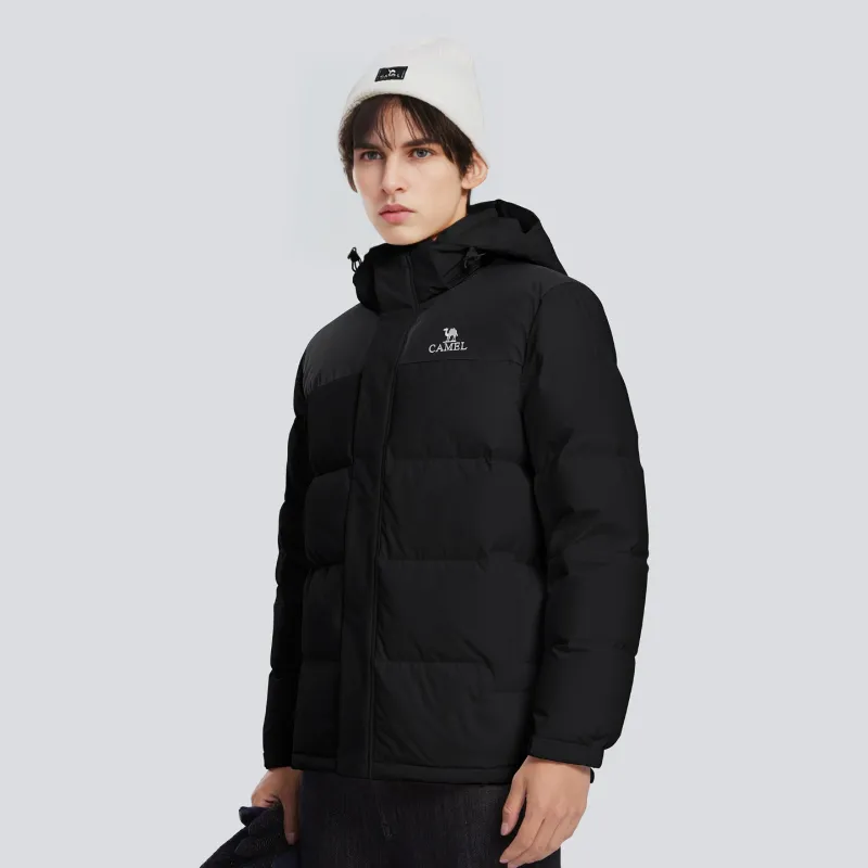 CAMEL Warm Fleece Series Down Jacket Unisex-4