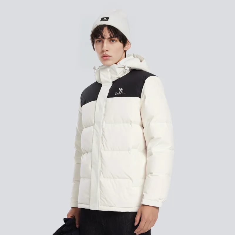 CAMEL Warm Fleece Series Down Jacket Unisex-9