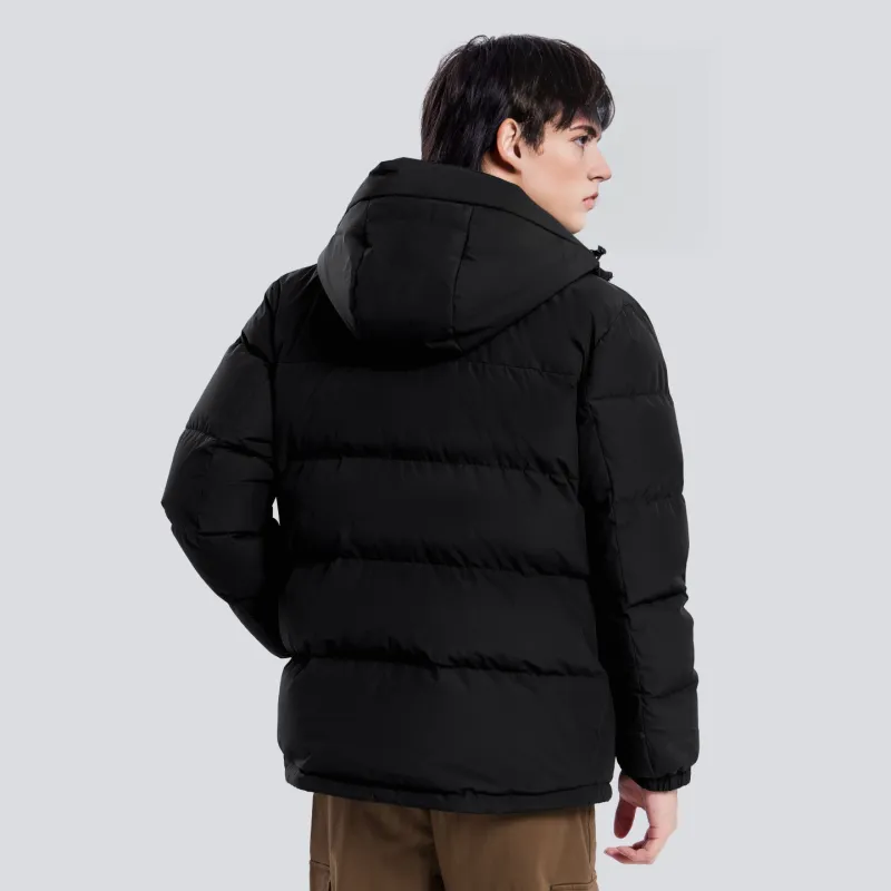 CAMEL Warm Fleece Series Down Jacket Unisex-2