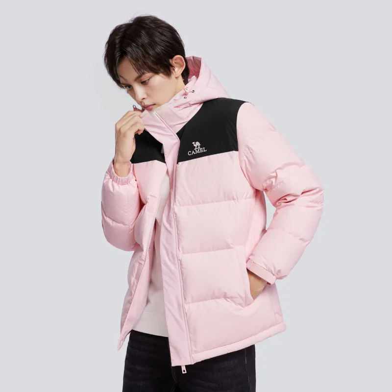 CAMEL Warm Fleece Series Down Jacket Unisex-13