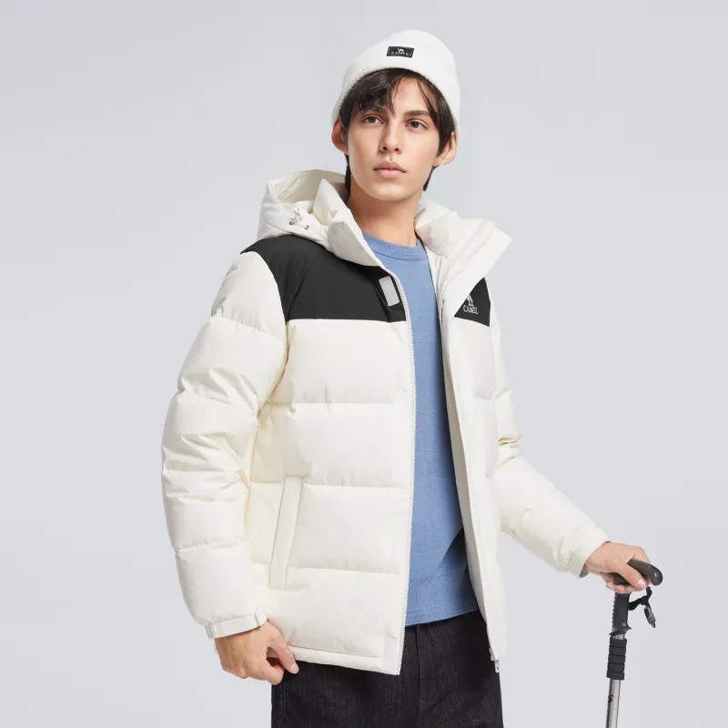 CAMEL Warm Fleece Series Down Jacket Unisex-8