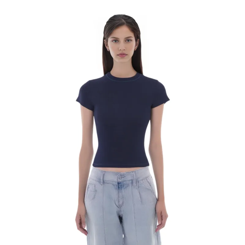 Skims T Shirts Women's Marine Blue-1