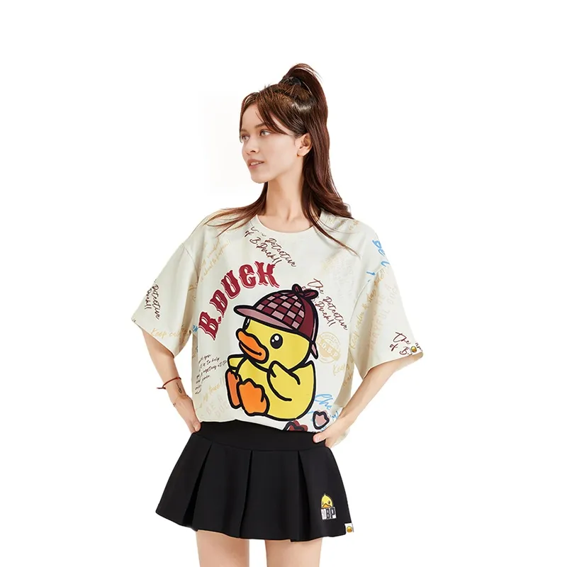 B.Duck T Shirts Women's Light Yellow-3