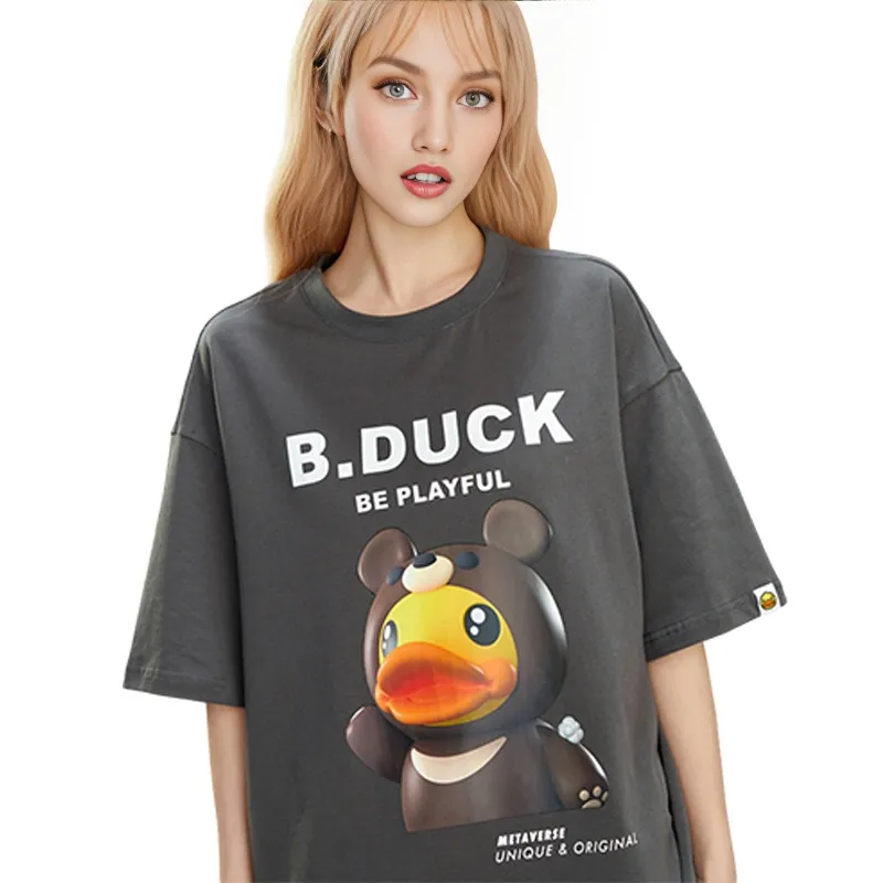 B.Duck T Shirts Unisex Dark Gray-2