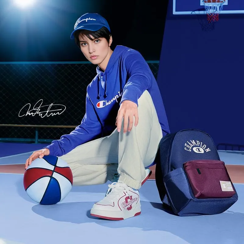 Champion Varsity 1 Team Shoes Low Top Skateboard Shoes Women's Blue White-5