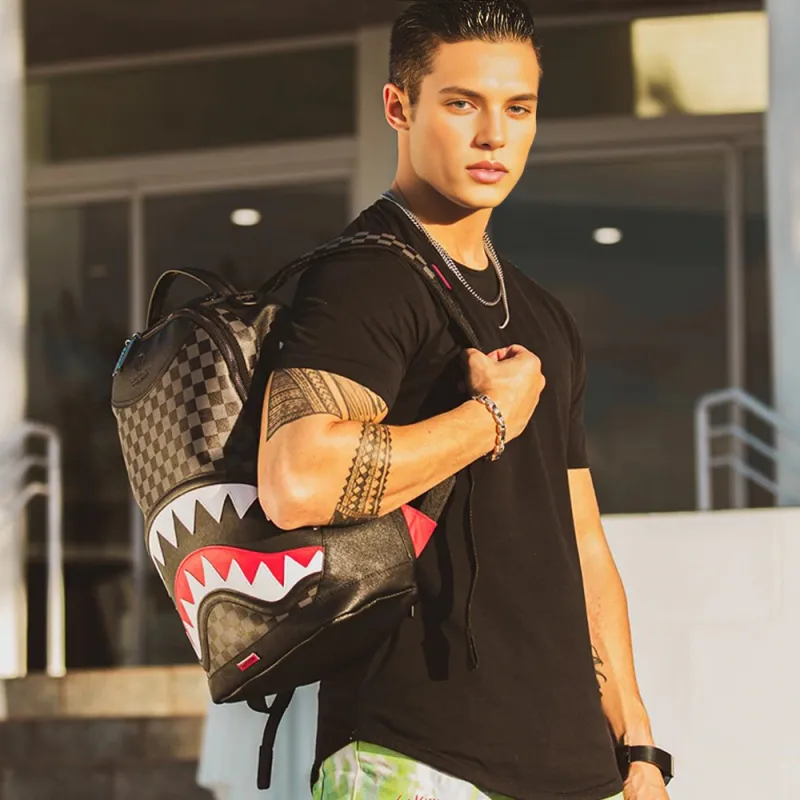 SPRAYGROUND PVC Backpack Large Size Unisex Black-13