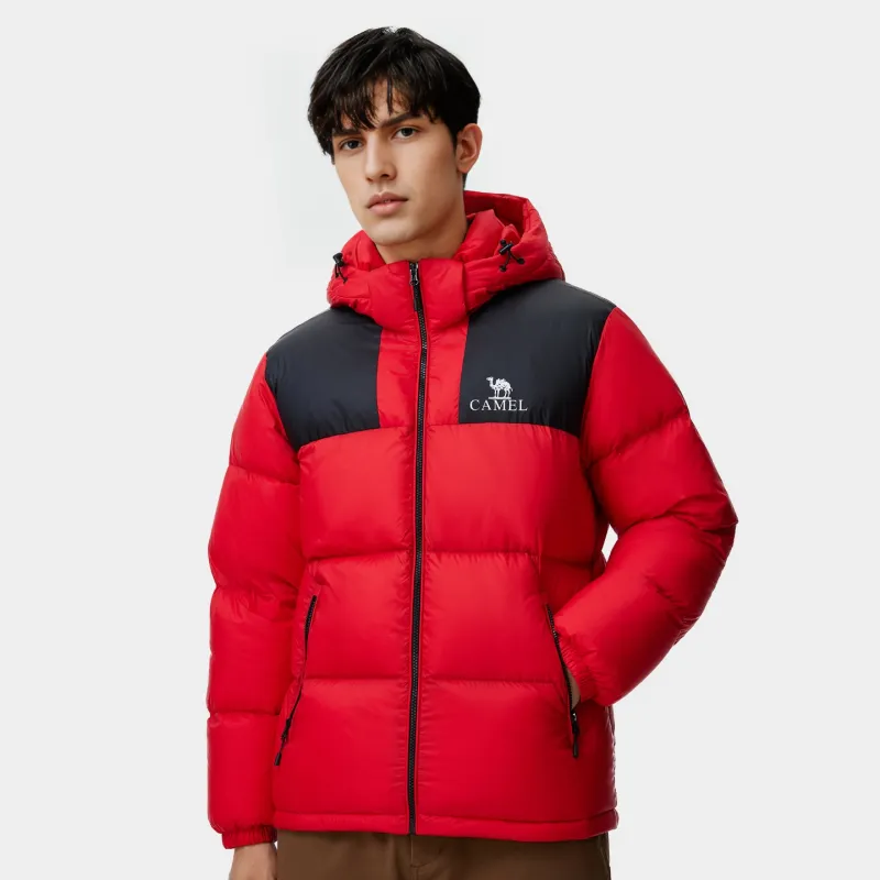 CAMEL Warm Fleece Series Down Jacket Unisex-26