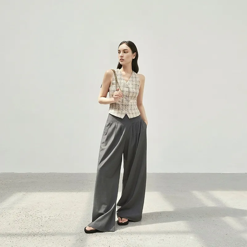 ZHOUMIAO Casual Pants Women's-11