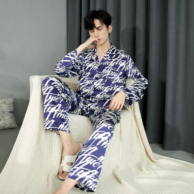 Gongdie Men Pajama Sets-4