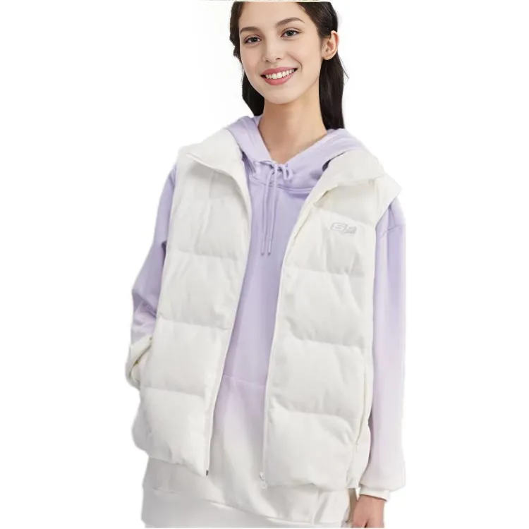 Skechers Vest Women's Marshmallow White-2