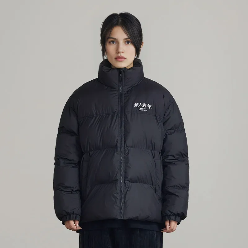 OCCUPY Classic Logo Puffer Jackets Unisex-7