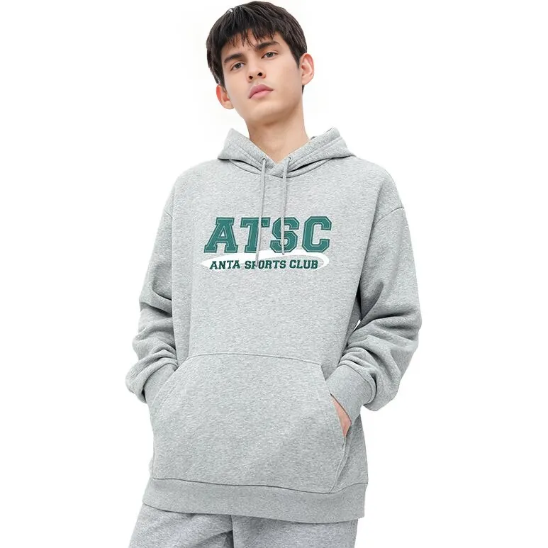 Anta Life Collection Sweatshirt Men's Gray Heather Gray-2