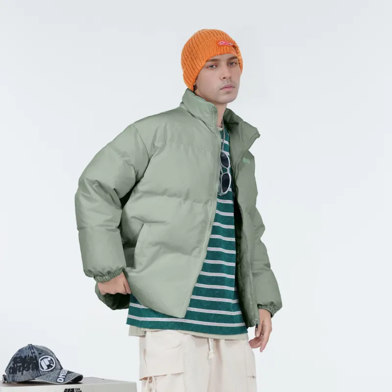 DNBH Puffer Jacket Mid Length Coat Unisex Multiple Colors-31