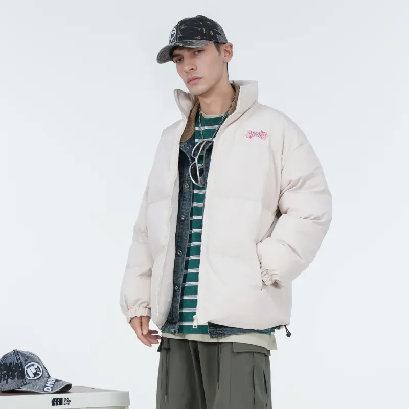 DNBH Puffer Jacket Mid Length Coat Unisex Multiple Colors-2
